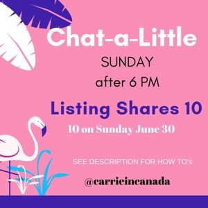 Share Party Sunday Night June 30th